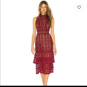 Anthropologie Endless Rose Lindsay lace dress